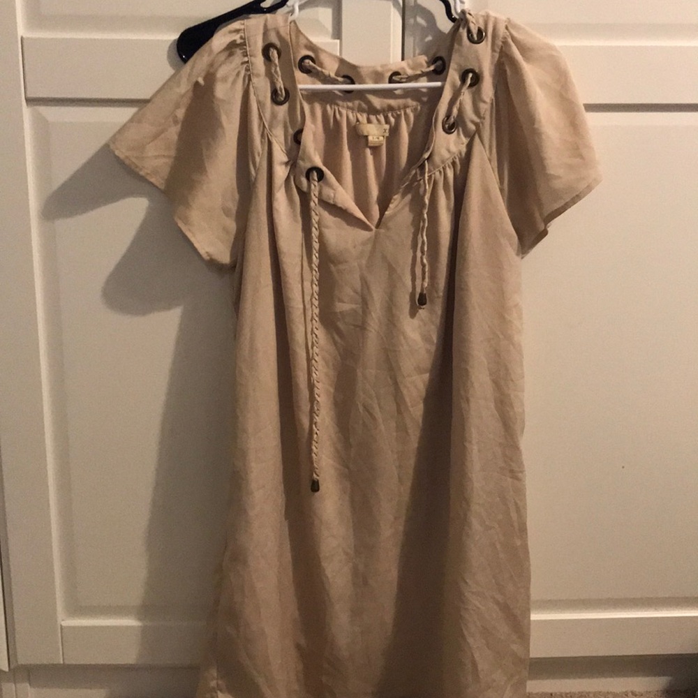 Tan dress